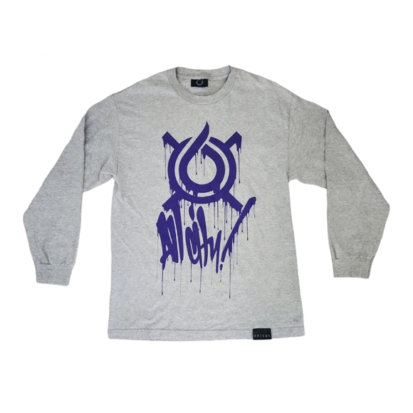 ORISUE ALL CITY GRAFFITI TAG DOUBLE SIDED LONGSLEEVE SHIRT VINTAGE 90S CITY TO C - Picture 1 of 10